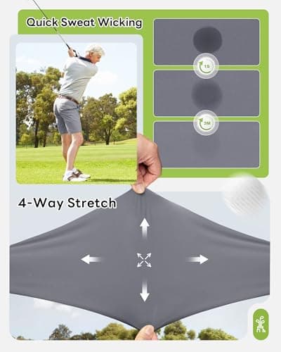Outdoor Ventures Mens Golf Shorts Dry Fit Stretch UPF 50+ Lightweight Quick Dry Pockets  
Outdoor Ventures Mens Golf Sho