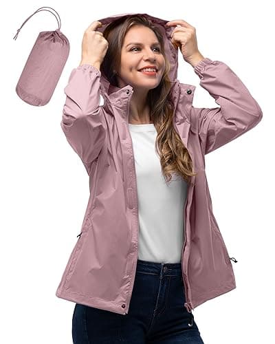Women's 33,000ft Rain Jacket: Waterproof, Lightweight, and Packable for Golf, Hiking, and Travel
| 33,000ft Women's Rai