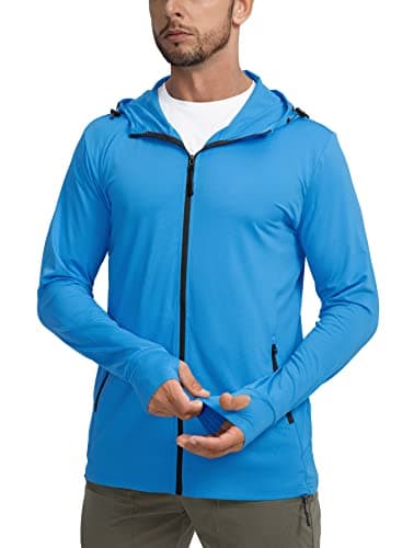 Men's UPF 50+ Light Jacket for Hiking Sun Protection
| Men's Full Zip Sun Protection Hoodie for Fishing
| Men's Long Sl
