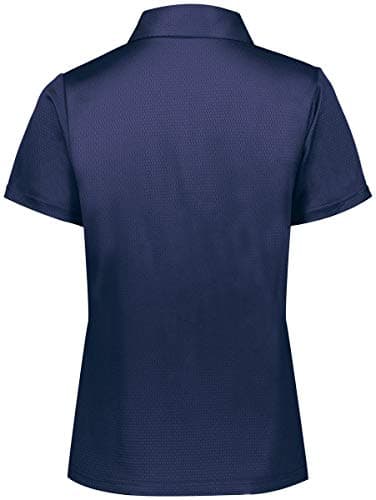 Holloway Ladies Prism Bold Polo 2Xl Navy/White - Stretchable Fabric, UV Protection, Versatile Style for Outdoor Activiti