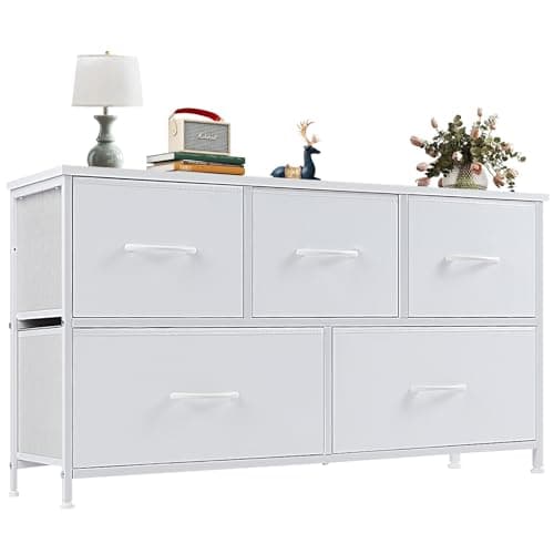 Classic Black OLIXIS Dresser for Bedroom with 5 Drawers
| OLIXIS Storage Organizer Unit with Fabric Bins for Hallway
|