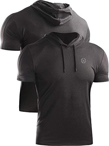 NELEUS Men's Dry Fit Performance Athletic Shirt with Hoods for Active Athletes during Gym Workouts
| NELEUS Men's Dry F