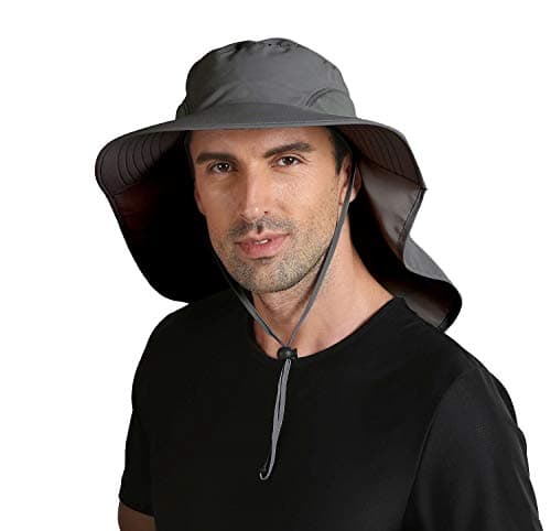 High UPF50+ Sun Protection Outdoor Fishing Hat with Wide Brim and Neckerchief for Men and Women
| Ultimate Outdoor UPF5
