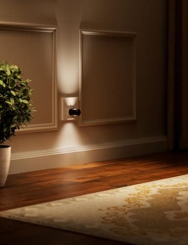 Best 6 Pack LED Night Lights with Dusk to Dawn Sensor for Kids' Bedroom and Bathroom, Non-Dimmable, 3000K Soft White  
V
