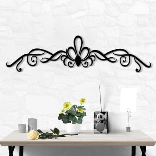 DUOOLN Metal Scroll Wall Decor for Modern Living Room and Bedroom
| Arched Iron Vine Wall Decor Art for Indoor and Outd