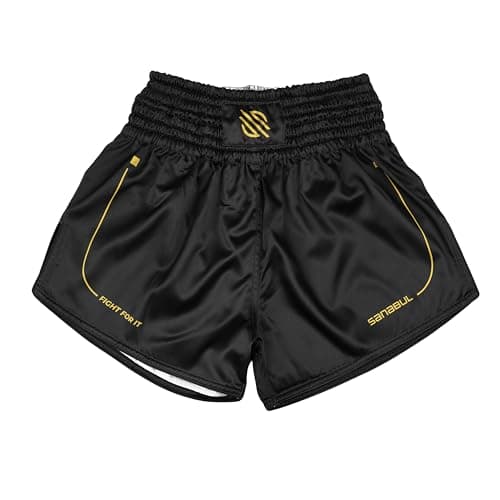 Sanabul Gold Strike Muay Thai Shorts for Men | Kickboxing Shorts  
Sanabul Gold Strike Muay Thai Shorts for Women | Kick