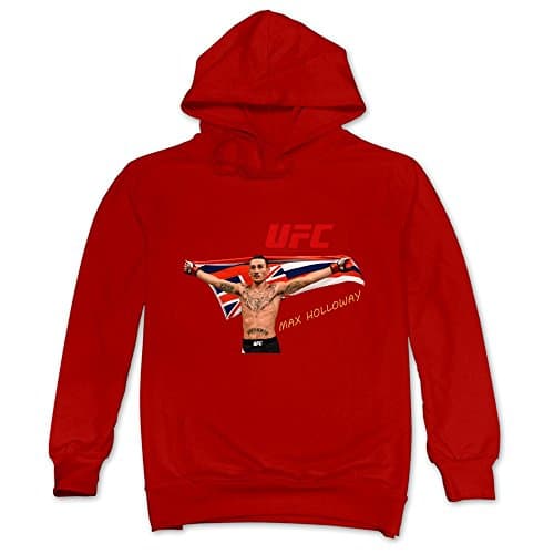 Men's UFC Max Holloway Hoodies Red - Ultimate Fighting Championship Style for Men
| Men's UFC Max Holloway Hoodies Red