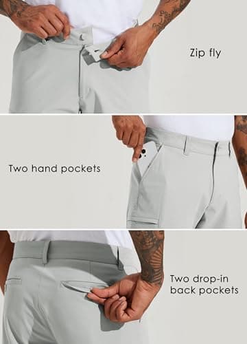 Willit Men's Golf Quick Dry Hiking Shorts for Casual Work and Play