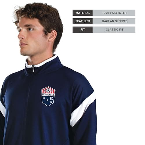 Holloway Men's Limitless Jacket + Warm Fleece + Outdoor Enthusiast + Winter Hiking + Quick Dry Technology + 200G Fleece