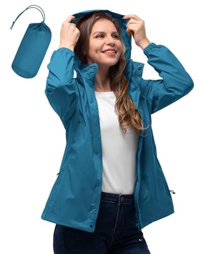 Women's 33,000ft Rain Jacket: Waterproof, Lightweight, and Packable for Golf, Hiking, and Travel
| 33,000ft Women's Rai