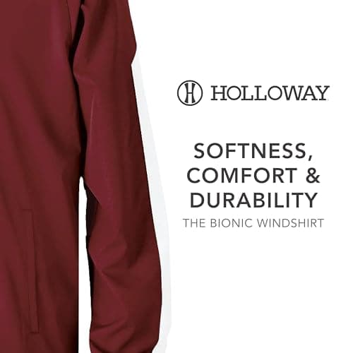 Holloway Men's Warmth-Retaining Windshirt for Outdoor Adventures
| Holloway Men's Lightweight Breathable Pullover Again
