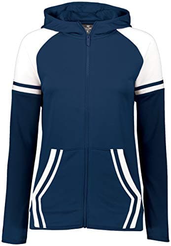 Holloway Sportswear Womens Retro Grade Jacket S Navy/White Soft Touch Comfort Fit for Outdoor Activities
| Holloway Spo