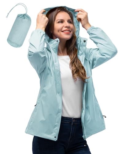 Women's 33,000ft Rain Jacket: Waterproof, Lightweight, and Packable for Golf, Hiking, and Travel
| 33,000ft Women's Rai