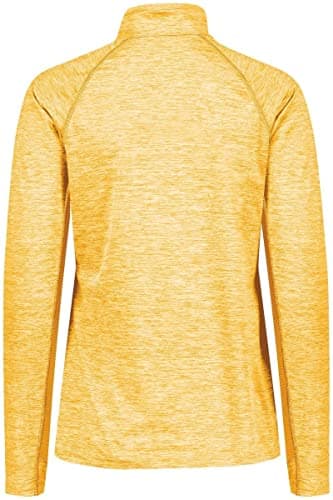 Holloway Sportswear Womens Electrify Coolcore® 1/2 Zip Pullover - Gold Heather | Fast Drying | Breathable | Ideal for Ru