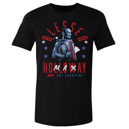 Max Holloway UFC 500 Level Blessed BMF Champion Shirt - Men's Fighting Gym Workout WHT