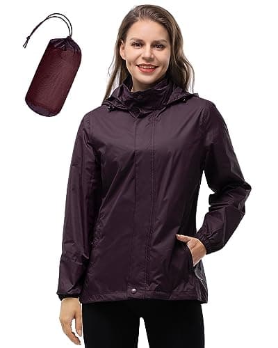 Women's 33,000ft Rain Jacket: Waterproof, Lightweight, and Packable for Golf, Hiking, and Travel
| 33,000ft Women's Rai