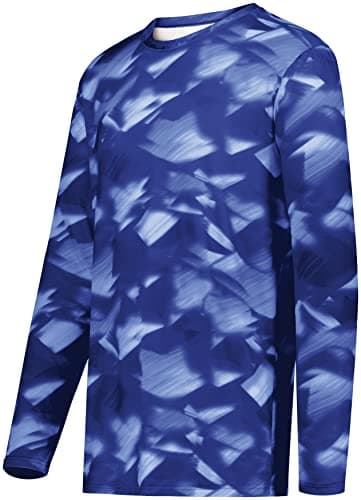 Holloway Men's Cotton-Touch Poly Cloud Long Sleeve Tee for Active Men in Casual Settings
| Holloway Men's Cotton-Touch
