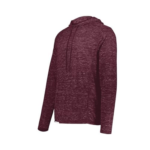 Holloway Men's Warm Monterey Hoodie for Outdoor ActivitiesHeat Retaining Fleece Hoodie, Men's Large, Black, Winter Gear,