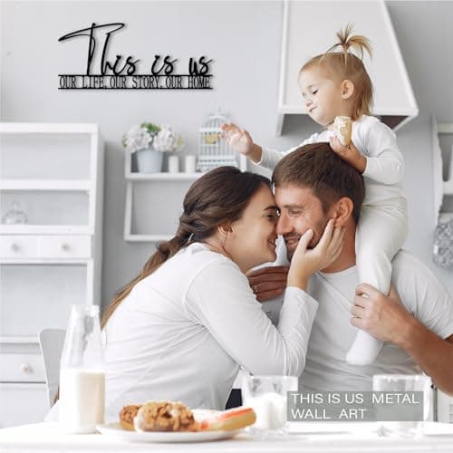 This is us Metal Sign - Hallway Decor - Ideal Gift for Housewarming and Holiday
| This is us Sign 12" x |92" - Metal Wa