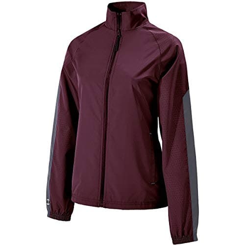 Holloway Ladies SOF-Stretch Warmth Stretch Fleece Jacket Lightweight Travel Commute Athletics Outdoor Active Women's Swe