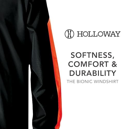 Holloway Men's Bionic Pullover Windshirt + Warm + Outdoor Adventurers + Cold Weather Protection + Water Resistant + Ligh