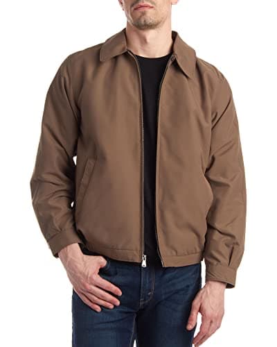 Perry Ellis Golf Jacket Microfiber Lightweight Waterproof Full Zip Windbreaker For MenSizes S–3XL