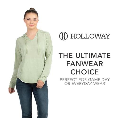 Holloway Women's Ladies Monterey Hoodie + Warm + Outdoor + Winter Activities + Fleece Lined + 100% Polyester + Large, Me
