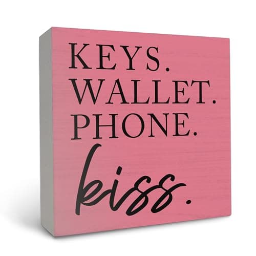 Wooden Entryway Table Decor Box Sign for Keys, Wallet, Phone - Home Decor Trendsetters - Hallway Entryway
| Wooden Entr