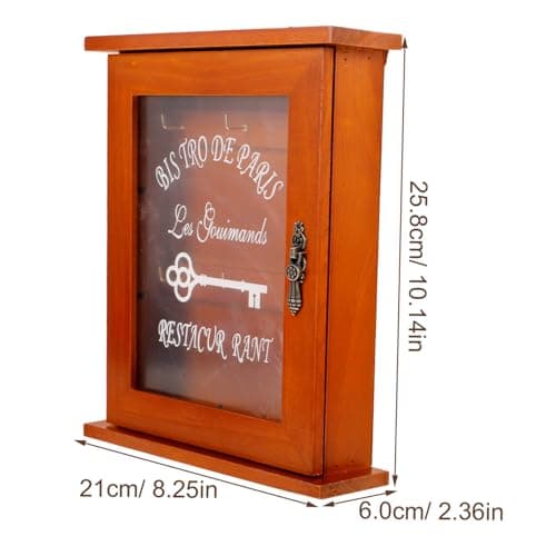 Angoily Large Hanging Boxes Key Holder Cabinet Vintage Woodsy Rustic Decor Home Accessories Home Decor Key Storage Cabin