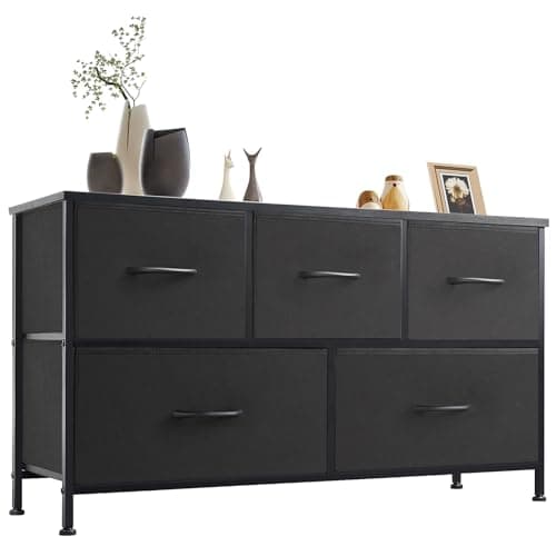Classic Black OLIXIS Dresser for Bedroom with 5 Drawers
| OLIXIS Storage Organizer Unit with Fabric Bins for Hallway
|
