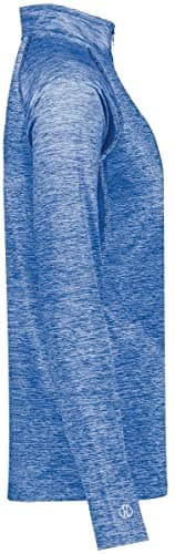 Holloway Sportswear Womens Electrify Coolcore® 1/2 Zip Pullover - Royal Heather, 2XL for Athletes | Sweat Wicking, Moist