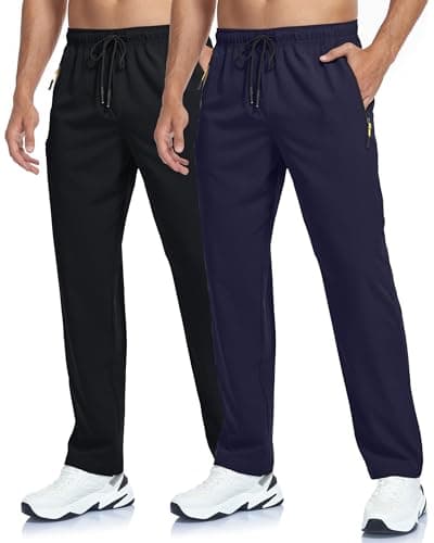 GAXIDES Men's Lightweight Breathable Quick Dry Fit Waterproof Hiking Pants for Camping, Fishing, Running and Athletic A