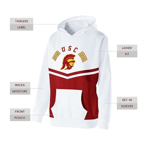 Holloway Women's NCAA Collegiate Poly Fleece Hoodie for College Fans
| Holloway Women's NCAA Collegiate Poly Fleece Hoo