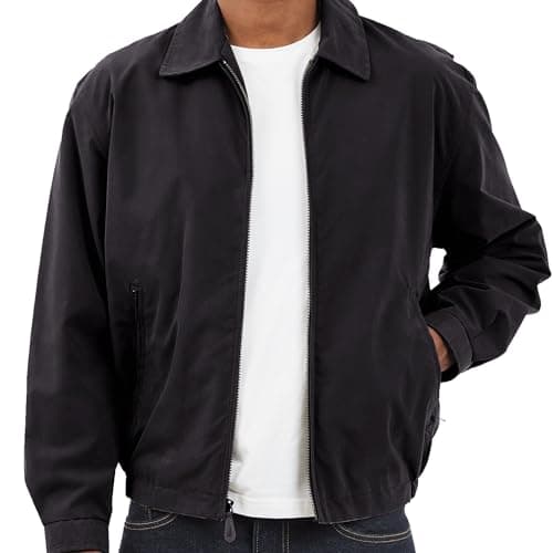 LONDON FOG Men's Auburn Zip-Front Golf Jacket for Regular & Big-Tall Sizes | Premium Waterproof Golf Jacket | Perfect fo