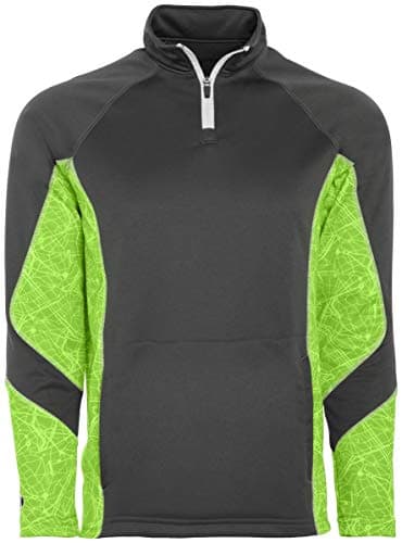 Holloway Men's 222535 Warm Mens Hoodie for Outdoor Winter Adventures Insulation Comfort Fit Fleece Jacket Black Large
