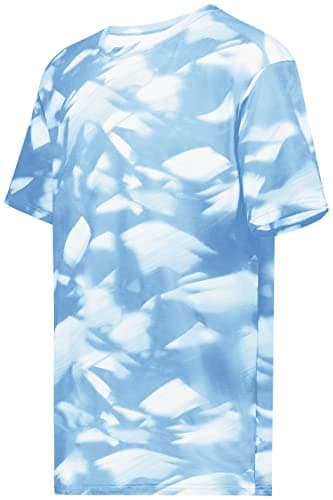 Holloway Men's Stock Cotton-Touch Poly Tee + Comfort + Outdoor + Lightweight + Stretchy + Medium Size + 100% Polyester +