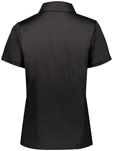 Holloway Ladies Prism Bold Polo 2Xl Black/White Ultra Lightweight Moisture Wicking Polo Perfect for Outdoor Activities L