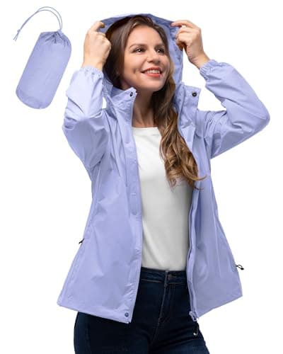 Women's 33,000ft Rain Jacket: Waterproof, Lightweight, and Packable for Golf, Hiking, and Travel
| 33,000ft Women's Rai