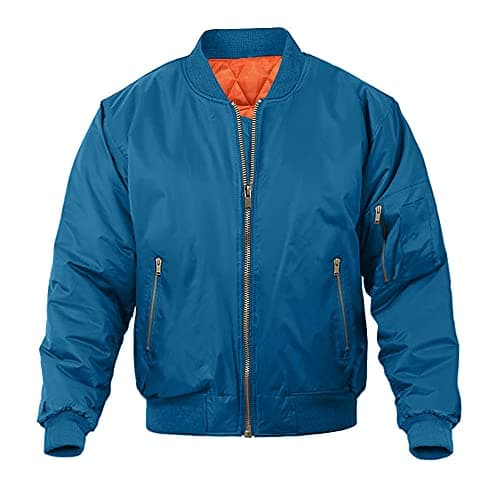 Magnivit Men's Warm Bomber Jacket for Casual Fall Winter and Military Style Outwear
| Magnivit Men's Stylish Bomber Jac