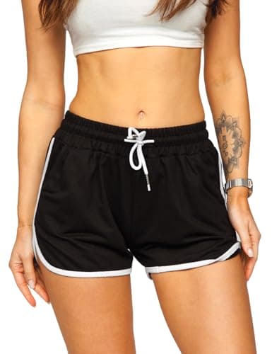 Hanyomo Women's Yoga Fitness Terry Cotton Shorts for Gym Running and Bodybuilding - Moisture Wicking and Breathable
| H