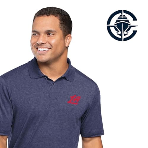 Holloway NBA Repreve® Eco Polo Sustainable Moisture-Wicking Shirt for Athletes & Outdoor Enthusiasts in Activewear & Cas