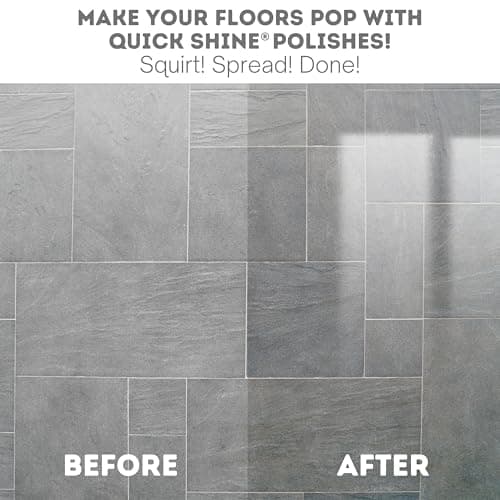 Quick Shine Multi Surface Floor Cleaner & Polish with Clean Shine Technology (2-27oz Bottles) for Hardwood, Laminate, L