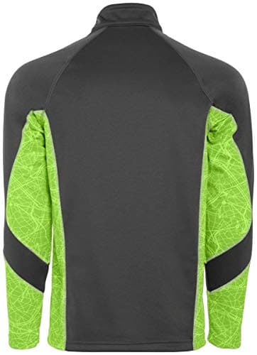 Holloway Men's 222535 Warm Mens Hoodie for Outdoor Winter Adventures Insulation Comfort Fit Fleece Jacket Black Large