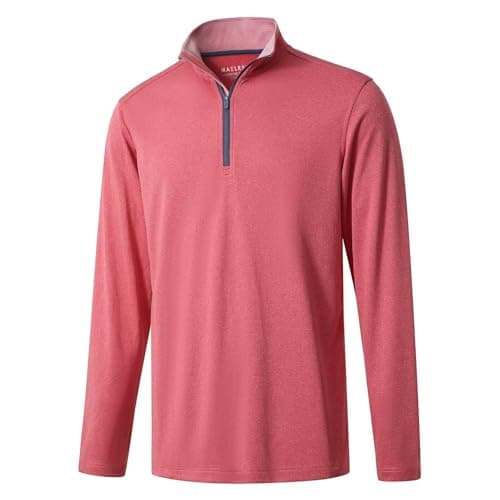 M MAELREG Quarter Zip Golf Pullover Men's Dry Fit Long Sleeve Performance Wicking Sweatshirt forMen