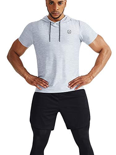 NELEUS Men's Dry Fit Performance Athletic Shirt with Hoods for Active Athletes during Gym Workouts
| NELEUS Men's Dry F