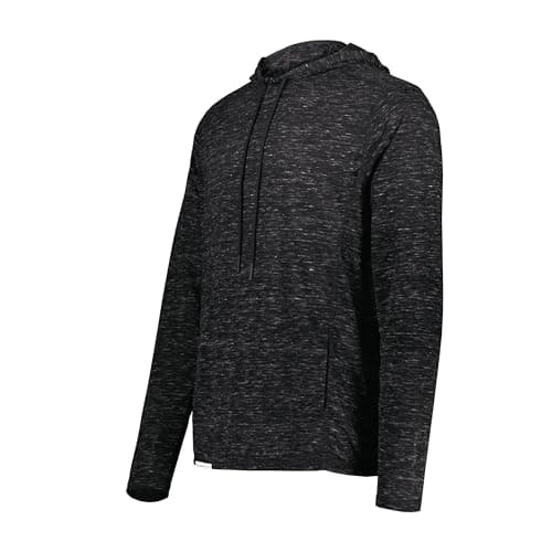 Holloway Men's Warm Monterey Hoodie for Outdoor ActivitiesHeat Retaining Fleece Hoodie, Men's Large, Black, Winter Gear,