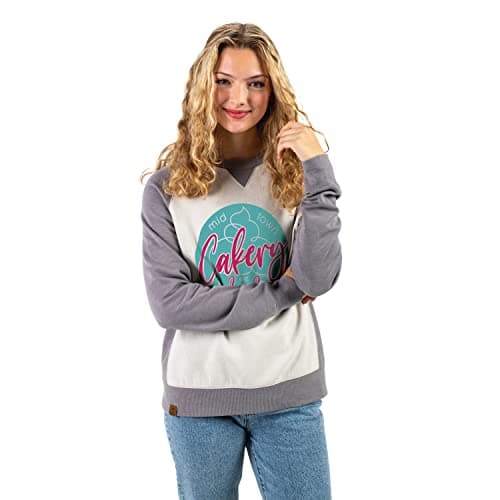 Holloway Women's All-American Fleece Crew + Warm + Active Ladies + Workout Gym + Quick Dry + Medium Stretch + 8.5 oz