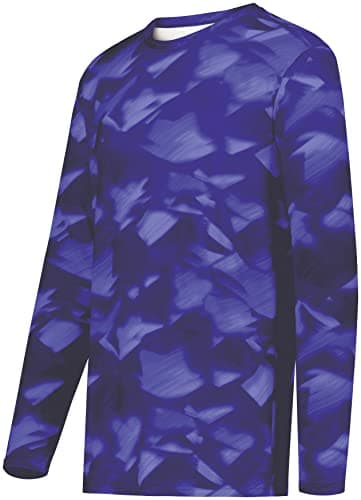 Holloway Men's Cotton-Touch Poly Cloud Long Sleeve Tee for Active Men in Casual Settings
| Holloway Men's Cotton-Touch