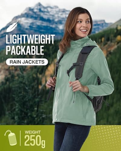 Women's 33,000ft Rain Jacket: Waterproof, Lightweight, and Packable for Golf, Hiking, and Travel
| 33,000ft Women's Rai