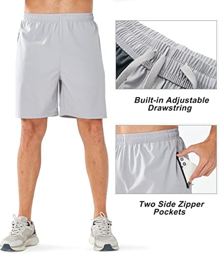 NORTHYARD Men's Quick Dry Athletic Running Shorts for Workout Lightweight Sports Gym and Basketball
| NORTHYARD Men's 7